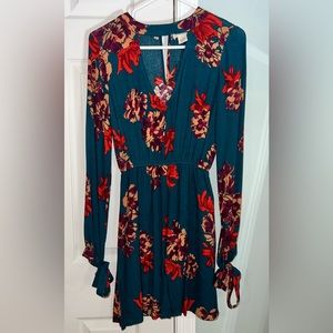 Floral above Knee Dress